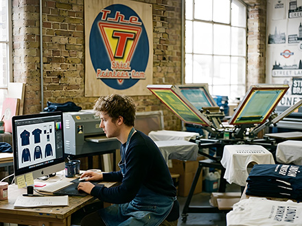 Custom workwear printing London