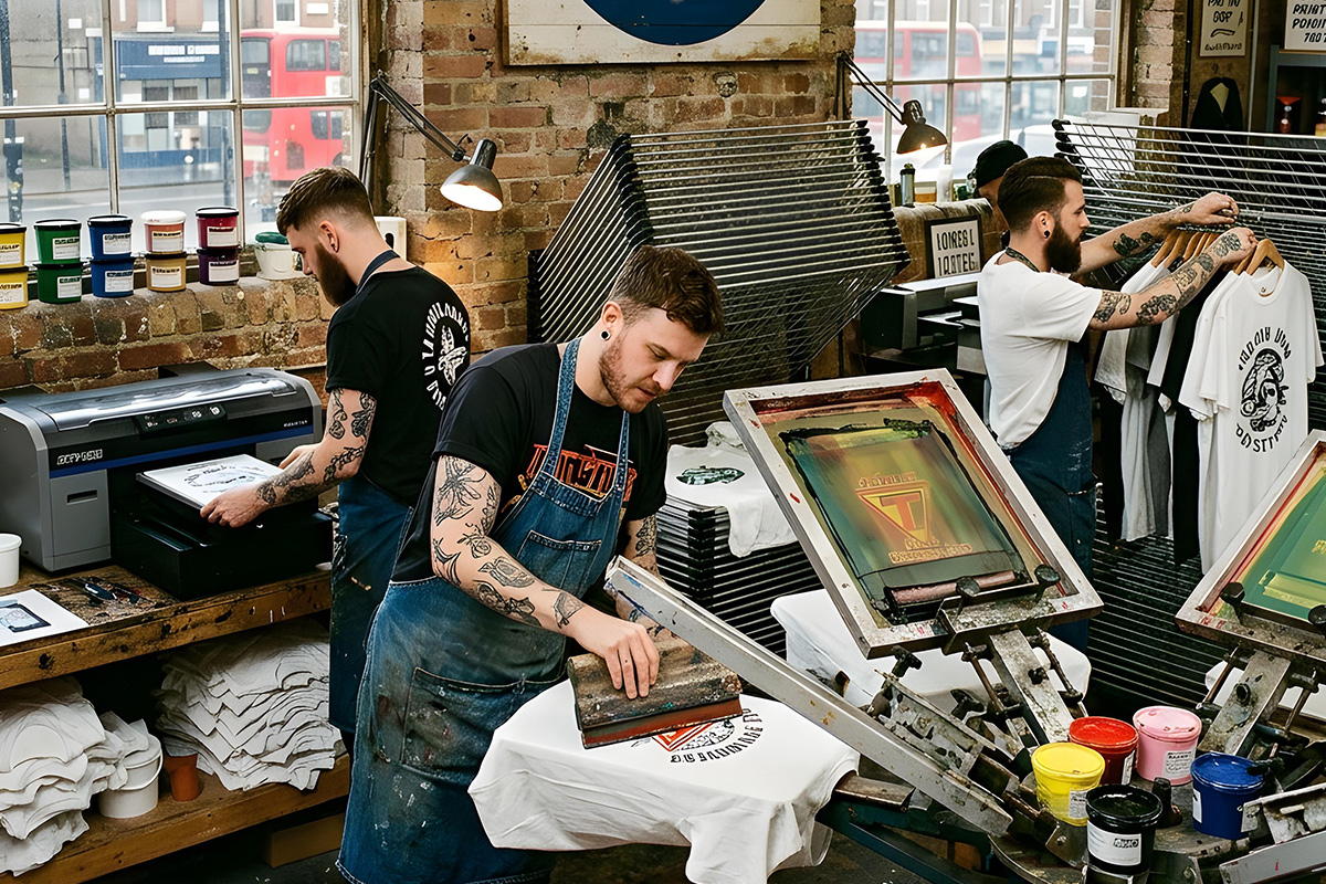 Custom T-Shirt Printing East London